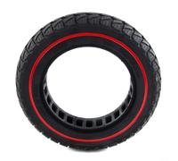 High Elasticity Rubber Tire 10 inch Off-Road for durable High(Red) | Puncture proof design, flat free riding, high elasticity rubber, fits 10x2.0 wheels, private land use only