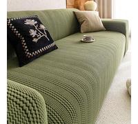High Elasticity Sofa Cover for 1-5 Seater, Includes Pillow Cases, Anti-Slip & Scratch-Resistant, Dust-Proof Furniture Protector (Size: 4 Seater 235-300cm, Color: A)