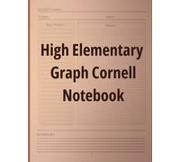 High Elementary Graph Cornell Notebook: For Math
