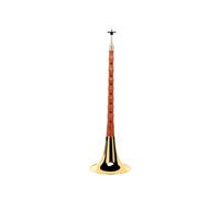 High-end Blood Sandalwood Suona Musical Instrument Full Set Abcdefg Tune Beginner Old Professional Small Folk (Color : A key)