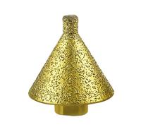 High End Finish Conical Grinding Wheel Beveling Deburring Chamfer Bit for Large Format Tile Stone Fabricators Marble Quartz Polisher
