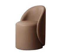 High-End Makeup Stool with Simple Backrest, Swivel Design, Perfect for Bedroom Vanity, Compact Size 40x40x67cm, Stylish Green Color, Ideal for Beauty Enthusiasts.