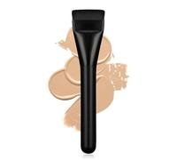 High-end Mask Brush with Soft Ultra-thin Flat Head, One-stroke Foundation Lotion Essence Brush for Spa and Beauty Salon Use,Black,M