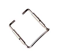 High End Silver Stainless Golden Split Violin Chinrest Front And Back Screw Accessories violin parts (Color : Sliver 1/2 1/4 1/8 3/4 4/4)