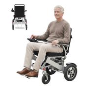 High-End Smart Electric Wheelchair - Fully Automatic, Foldable, and Lightweight Mobility Scooter for the Elderly and Disabled 12A