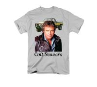 High End T-Shirt Colt Seavers Lee Majors The Fall Guy Adult Size S-4XL GreyX-LargeGreyXL