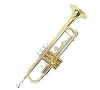 High-end Trumpet Bb Tone Trumpet Instrument Gold Lacquered Chinese Standard Trumpet