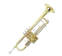 High-end Trumpet Bb Tone Trumpet Instrument Gold Lacquered Chinese Standard Trumpet Yellow Brass