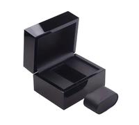 High-end Watch Storage Box Wooden Lacquered Packaging Box - Counters Display Case(Black)
