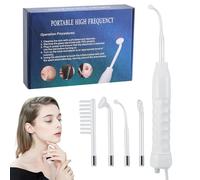 High F-requency Face Wand,Portable High Frequency Facial Skin Light Therapy Wand Device with 4 Electrodes for Acne, Wrinkle Removal, Hair Regrowth, Skin Tightening