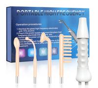 High F-requency Wand for Hair Growth, iklestar Handheld High F-requency Face Wand with 4 Red Tubes, Skin Tightening Machine for Facial Beauty, Professional Face Device for Skin Care Home Salon Use