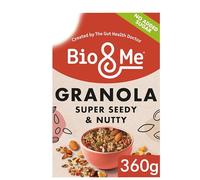 High Fibre Breakfast Granola | Gut-Friendly Ingredients | Natural & Nutritious Cereal (Super Seedy & Nutty Gut-Loving Granola 360g)