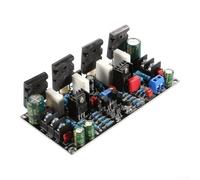 High Fidelity 200W Single Channel Amp Board Dual Voltage DC Supply Black PCB Module A970 C2240 Differential Circuit for Home Theater 120mm
