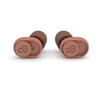 High-Fidelity Ear Plugs with Two Volume Settings. -24 dB and -11 dB. One Simple Slide of a Button. Designed for Musicians and Noise Protection. Dusty Pink