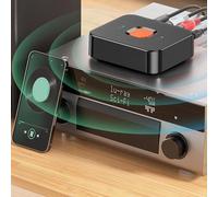 High Fidelity Wireless Adapter - Stereo Audio Streamer, Wireless Music Adapter for Sound Systems | Versatile Audio for Fitness Equipment, Car Music Playback, Movie Playback