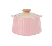 High Fired Ceramic Pot with Lid, Ceramic Casserole Dish, Clay Soup Pot, Stewing Pot, Cooking Pot, Slow Cooker Dutch Oven, Heat Retention For Homemade Meals Daily