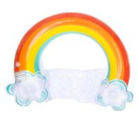 High Five Rainbow Pool Float Tube, 41.7 x 28.3 inches, Inflatable Swimming Ring with Cloud Design