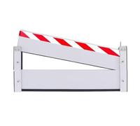 High Flood Control Baffle Aluminum Alloy L 96.06in * H 15.75in - Reusable Waterproof Flood Barrier - Long Flood Protection Shield for Streets & Roadways