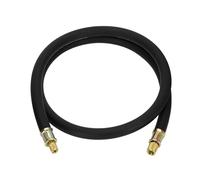 High - Flow 1/2" Internal Diameter HVAC Vacuum Refrigerant Hose - 3/8" to 1/4" Fittings, 20 Microns Vacuum, 6 - Feet for Fast Evacuation & Recovery