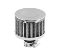 High Flow 12MM Air Filter for Motorcycle Carburetor Fitment with Multi Layer Filtration Technology for Cleaner Air and Stable Combustion (Silver)