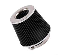 High Flow Air Filter Metal Frame Non-Woven Fabric(Black)