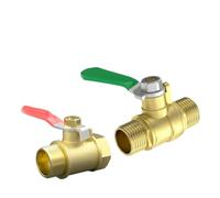 High Flow Brass Ball Valve CV-10/15/20/25 Inline Pneumatic Vacuum Valve for Suction Cup System(G1-8,M-M)
