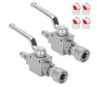 High Flow Control Stainless Steel Ball Valve with 3/8 Quick Disconnect for Washers