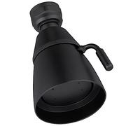 High Flow Shower Head, Matte Black, Angle Simple Brass Shower Sprayer, Adjustable Angle & Water Flow, Outdoor Shower Spray Head, Female G 1/2