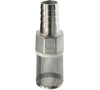 high Flow Water Filter, Pipeline Filter 1pc 25 33 38 40 50mm Stainless Steel Hose, Garden Irrigation Tube Car Wash Pump Net Mesh Water(1 1/4)