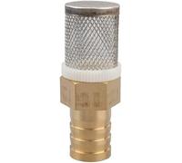 high Flow Water Filter, Pipeline Filter 1pcs 8~19mm Hose Car Wash Garden Irrigation Brass Strainer Sprayer Pump Filtering Net Stainless Steel Mesh(19mm)
