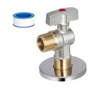 High Flows Brass Shutoff Valves with Erosion Finish Leak-Proof for Bathroom Kitchen Plumbing Fixtures High Pressure Resistant Brass Valves
