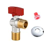 High Flows Brass Shutoff Valves with Erosion Finish Leak-Proof for Bathroom Kitchen Plumbing Fixtures High Pressure Resistant Brass Valves