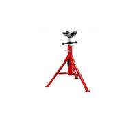 High Folding Pipe Stand, Model V-Head 1107A Head High Folding Pipe Stand, Steel Jack Stands, 2500LB Capacity, 28-inch to 51.5-inch Pipe Jack Stand