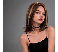 High for temp Fiber Bob for wig Light Blonde 25cm Realistic High | Breathable monofilament cap, adjustable straps, secure fit day, lightweight feel, hairline look