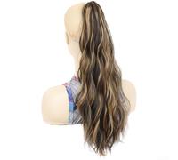 High for temp Fiber Curly Hair Extension 55cm Natural High for(2H27#) | High temperature fiber, heat resistant up to 180C, synthetic material, long lasting use