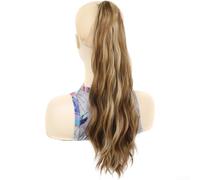 High for temp Fiber Curly Hair Extension 55cm Natural High for(6H24#) | High temperature fiber, heat resistant up to 180C, synthetic material, long lasting use