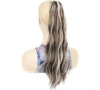 High for temp Fiber Curly Hair Extension 55cm Natural High for(8BH60#) | High temperature fiber, heat resistant up to 180C, synthetic material, long lasting use