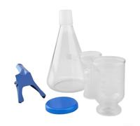 High for temp Vacuum Filter Bottle 1000ml Autoclavable High for(1000ml) | Boro3.3 glass, 250ml capacity, sand core for design, efficient filtration, lab workflow enhancement