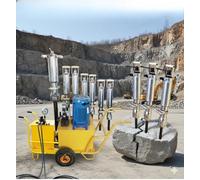 High Force Hydraulic Rock and Stone Splitter for Concrete Demolition and Hard Rock Excavation, Static Portable Equipment for Tunneling, Quarrying, Road Construction and Industrial Projects