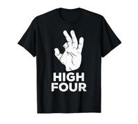 High Four Value Graphic T-Shirt, Men, Black, L