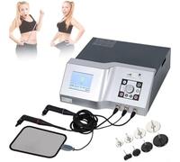 High Frequency 448k RET Relieve Fatigue Physical Therapy RF Shockwave Machine Pain Relief Machine, CAP/RES/RF body therapy diathermy machine, with 8 treatment heads/1 negative plate