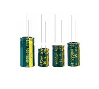 High Frequency Capacitor 6.3V 10V 16V 25V 35V 50V 400V 450V 22UF 47UF 100UF 220UF 330UF 470UF 680UF 1000UF 1500UF 2200UF 3300UF(35V220UF 200PCS)