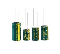 High Frequency Capacitor 6.3V 10V 16V 25V 35V 50V 400V 450V 22UF 47UF 100UF 220UF 330UF 470UF 680UF 1000UF 1500UF 2200UF 3300UF(35V680UF 100PCS)