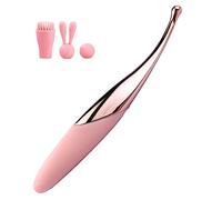 High Frequency Clitoralis Nipple Vibrator, Powerful Clit Vaginal G spot Stimulator for Quick Orgasm, Rechargeable Waterproof Silicone Massager for Women Masturbation Adult Sex Toys (Pink)