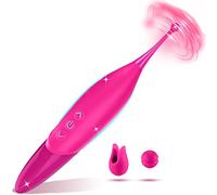 High-Frequency Clitoris G spot Vibrator, Women Couples Adult Sex Toys,Powerful Vibrating Female Sex Toy Clitoral Nipple Vagina Stimulator Vibrator Wand for Woman Her Pleasure,Dildo Vibrators (Pink)