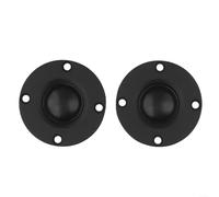 High Frequency Driver,2Pcs 52Mm Tweeter Speakers 6Ohm 30W Film Diaphragm Aluminum Radiator High Frequency Audio Driver For Home Stereo Diy Sound System Black