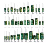 High Frequency Electrolytic Capacitor 6.3V 10V 16V 25V 35V 50V 400V 450V 47UF 100UF 15UF 6.8UF 8.2UF 680UF 220UF 1500UF 2200UF EKFBQBGW(100V2.2UF 50PCS)