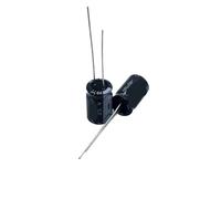 High Frequency Electrolytic Capacitors, Pack Of 2 Electrolytic Capacitors 25V 10UF-220UF Black Multiple Sizes(25v47uf 5x7)