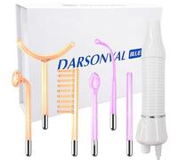 High Frequency Facial Device, Hf-Rod Device Portable Handheld Electrode Stick Glass Tube Skin Therapy Device with 6 Neon Rods - Acne Treatment - Skin Tightening - Wrinkle Reduction