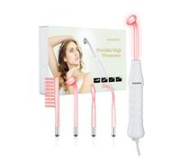 High Frequency Facial Machine Skin Care Tool for Wrinkles Reducing Skin Tightening High Frequency Facial Wand with 4 Tubes